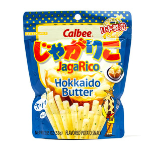 Calbee Jagarico Bag Hokkaido Butter  Potato Snack / カルビー じゃがりこバック 北海道バター 58g - Konbiniya Japan Centre
