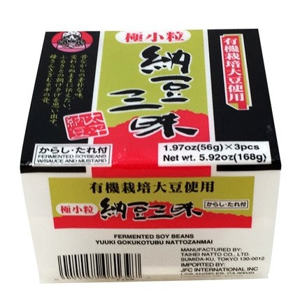 Natto Zanmai (Fermented Soy Bean) / 納豆三昧 3pcs 168g - Konbiniya Japan Centre