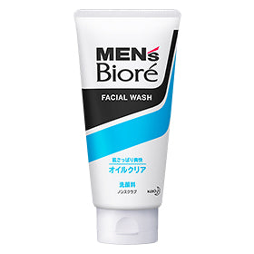 MEN's Biore Facial Wash Oil Clear / メンズビオレ オイルクリア 130g - Konbiniya Japan Centre