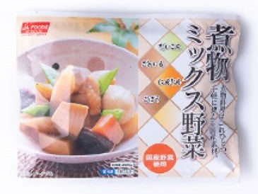 JA Foods Frozen Boiled mixed vegetables / 冷凍 煮物ミックス野菜 日本産200g - Konbiniya Japan Centre