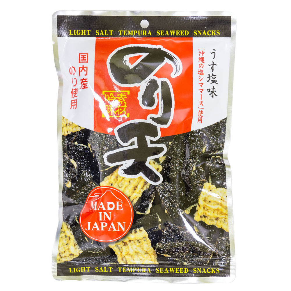 Nori Ten Light salt Tempura Seaweed Snacks / のり天 うす塩味 40g - Konbiniya Japan Centre