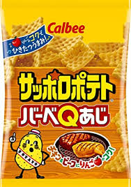 Calbee Sapporo Potato BBQ Flavour / サッポロポテト バーべQあじ 80g - Konbiniya Japan Centre