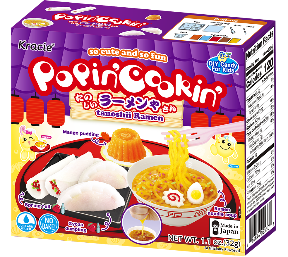 Popin' Cookin' Ramen /  ポッピンクッキン ラーメンやさん 32g - Konbiniya Japan Centre