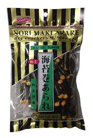Rice Cracker Norimaki Wasabi / 海苔巻きあられ わさび  85g - Konbiniya Japan Centre
