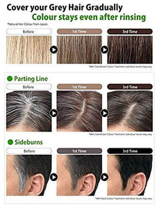 Kelp Hair color treatment for grey hair BLACK/ 利尻昆布白髪用ヘアトリートメントブラック - Konbiniya Japan Centre