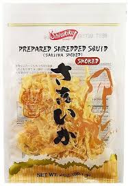 Prepared Shredded Squid Smoked / さきいかスモーク  56.7g - Konbiniya Japan Centre