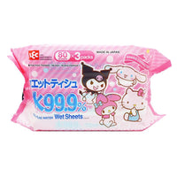 Wet Tissue (Hallo Kitty/Doraemon) (Refill) / ウェットティッシュ (ハローキティー/ドラえもん)詰め替え用 80 sheets×3packs - Konbiniya Japan Centre
