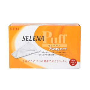 Selena Cotton Puff 2way type / セレナパフ 80 sheets - Konbiniya Japan Centre