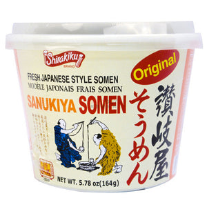 Shirakiku Sanukiya Somen Noodles Original  / 讃岐屋 そうめん オリジナル 165g - Konbiniya Japan Centre