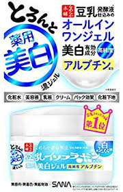 Nameraka Honpo Soy Milk Moisturizing Cream (Whitening) / なめらか本舗 豆乳イソフラボン オールインワンジェル (美白) 100g - Konbiniya Japan Centre
